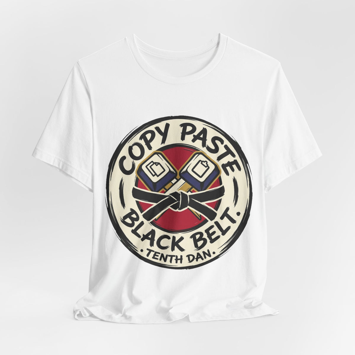Copy Paste Black Belt Developer Tee
