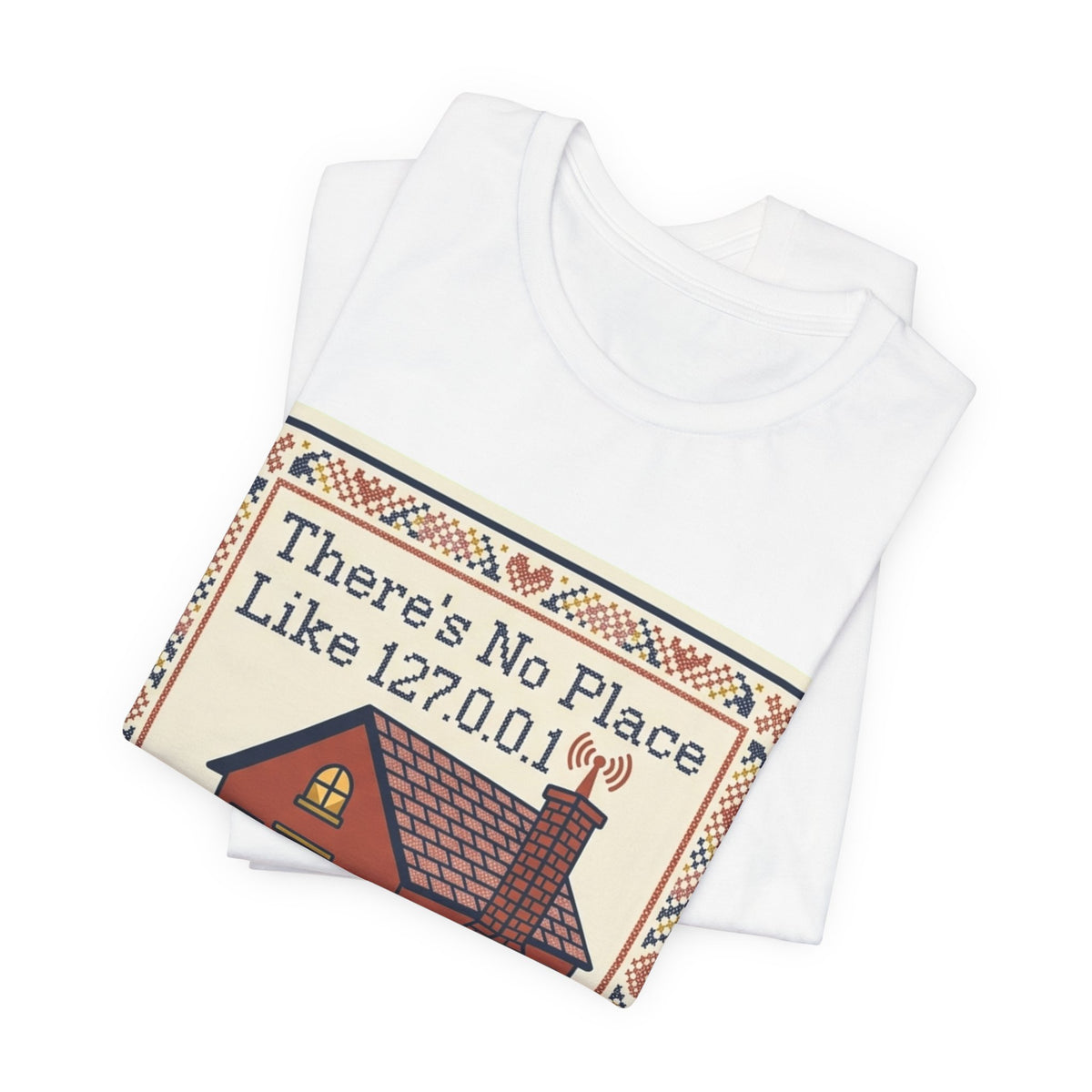 No Place Like 127.0.0.1 Retro Tee
