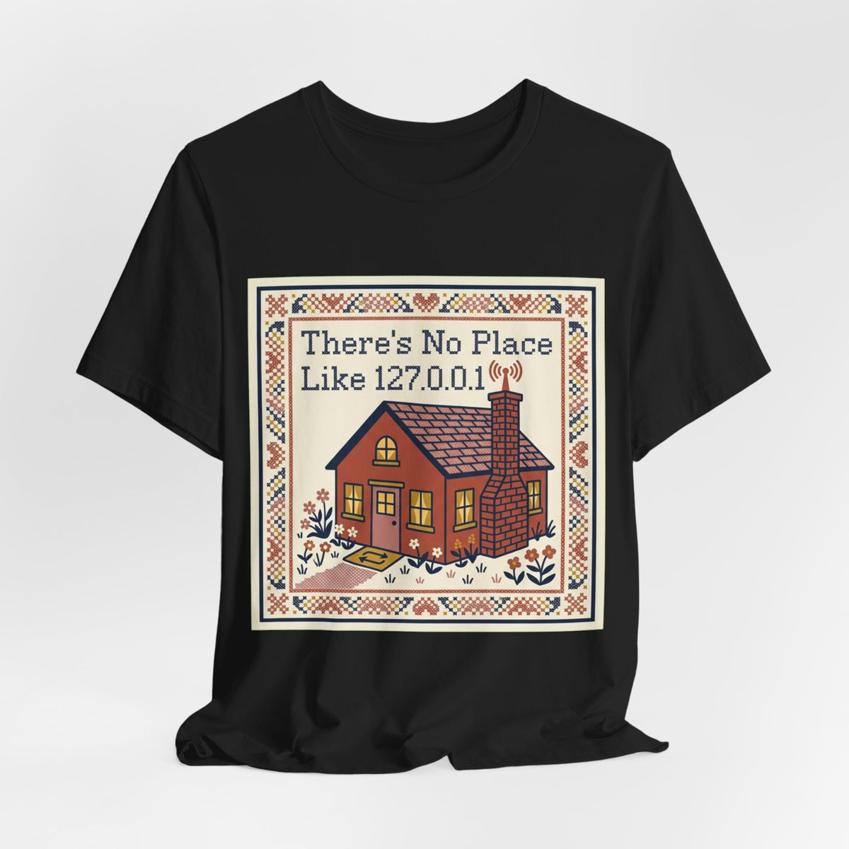 No Place Like 127.0.0.1 Retro Tee