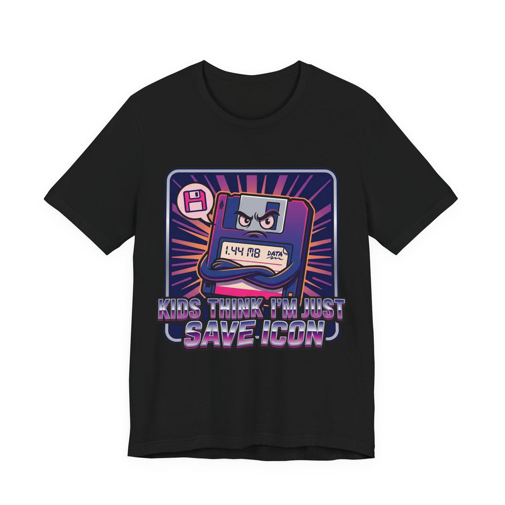 Kids Think I'm The Save Icon Floppy Tee