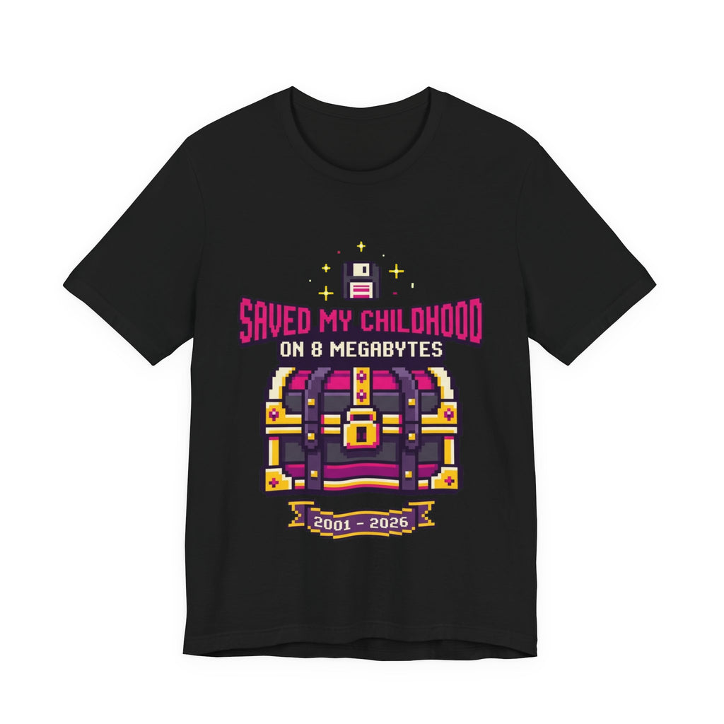 Saved My Childhood On 8MB Retro Gamer Tee