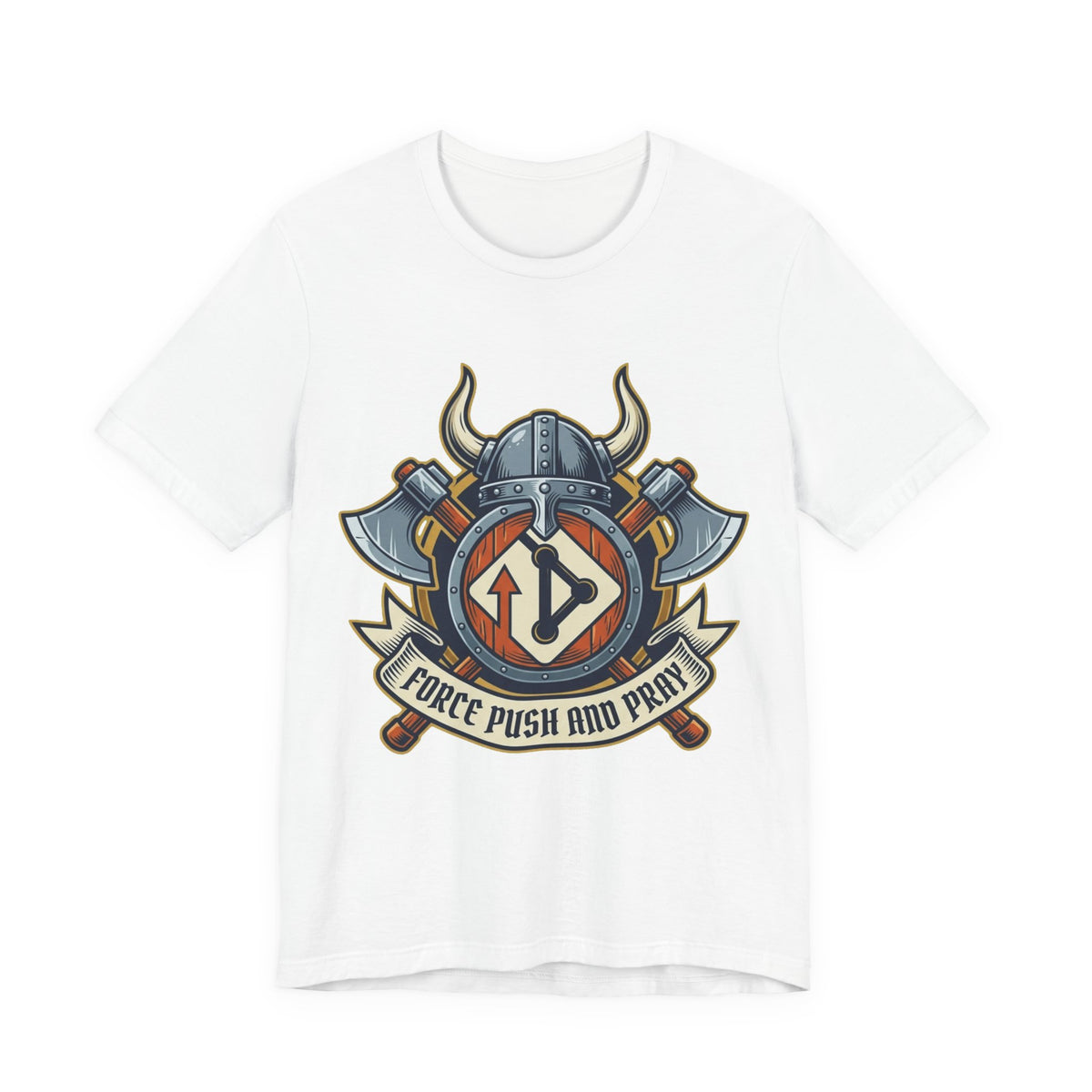 Force Push And Pray Viking Developer Tee