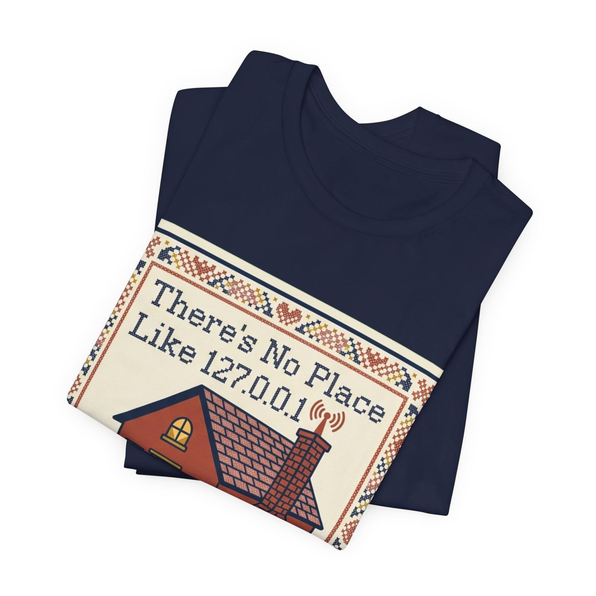 No Place Like 127.0.0.1 Retro Tee
