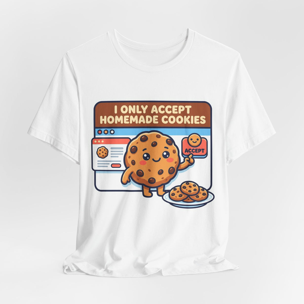Accept All Cookies Web Dev Tee
