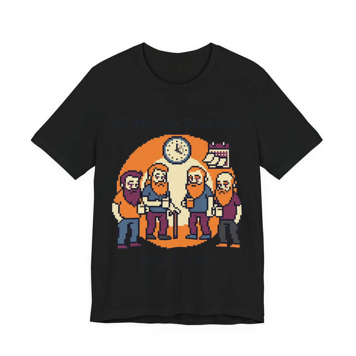 15 Minute Standup Day Three Pixel Tee