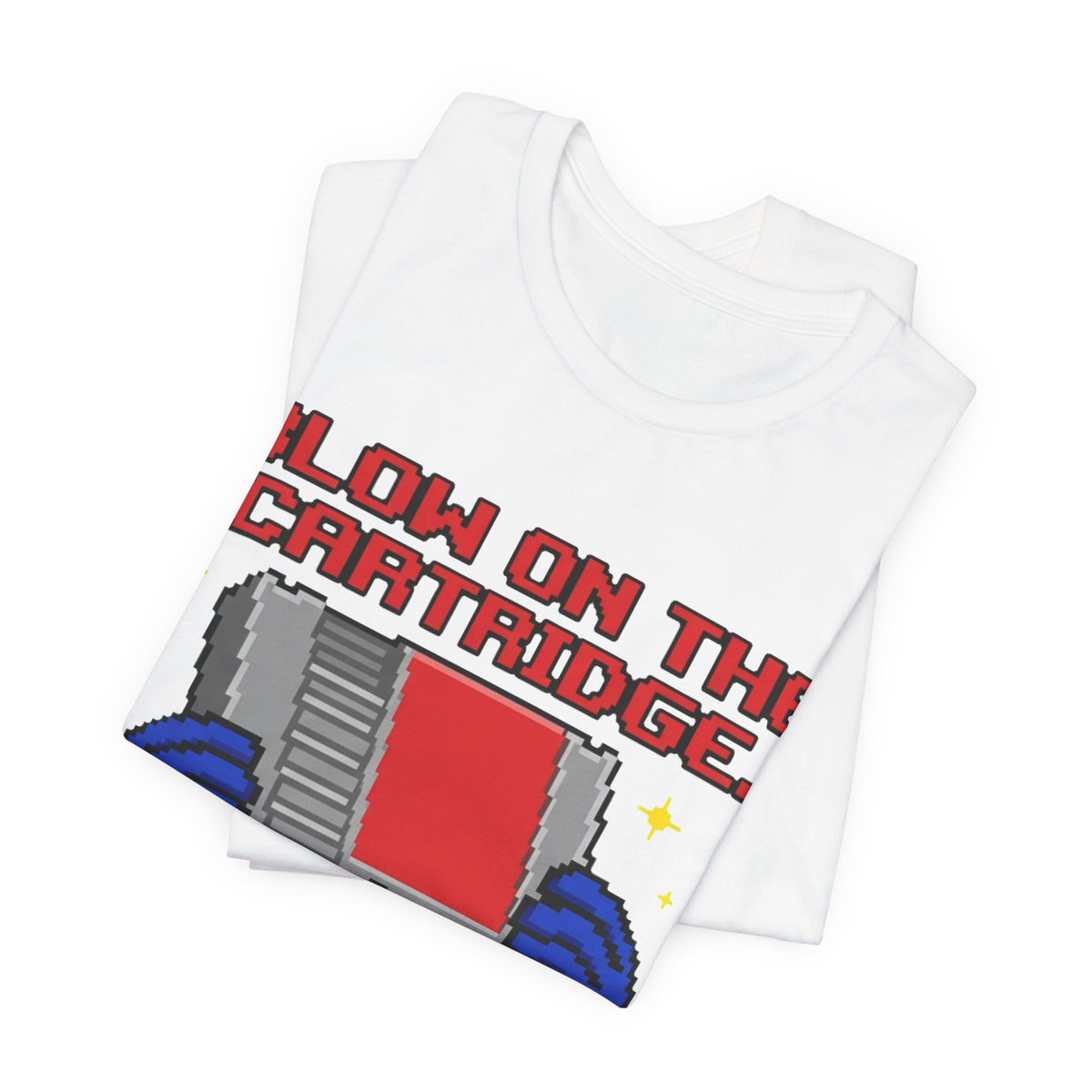 Blow On The Cartridge Trust The Process Retro Tee