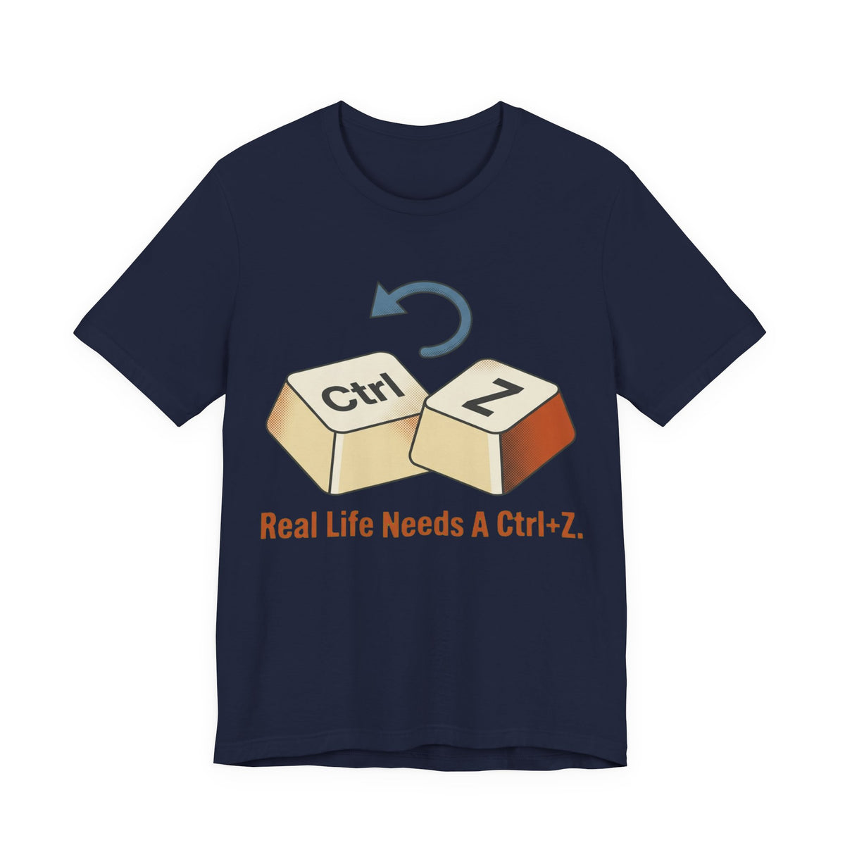 Life Needs A Ctrl Z Retro Keycap Tee