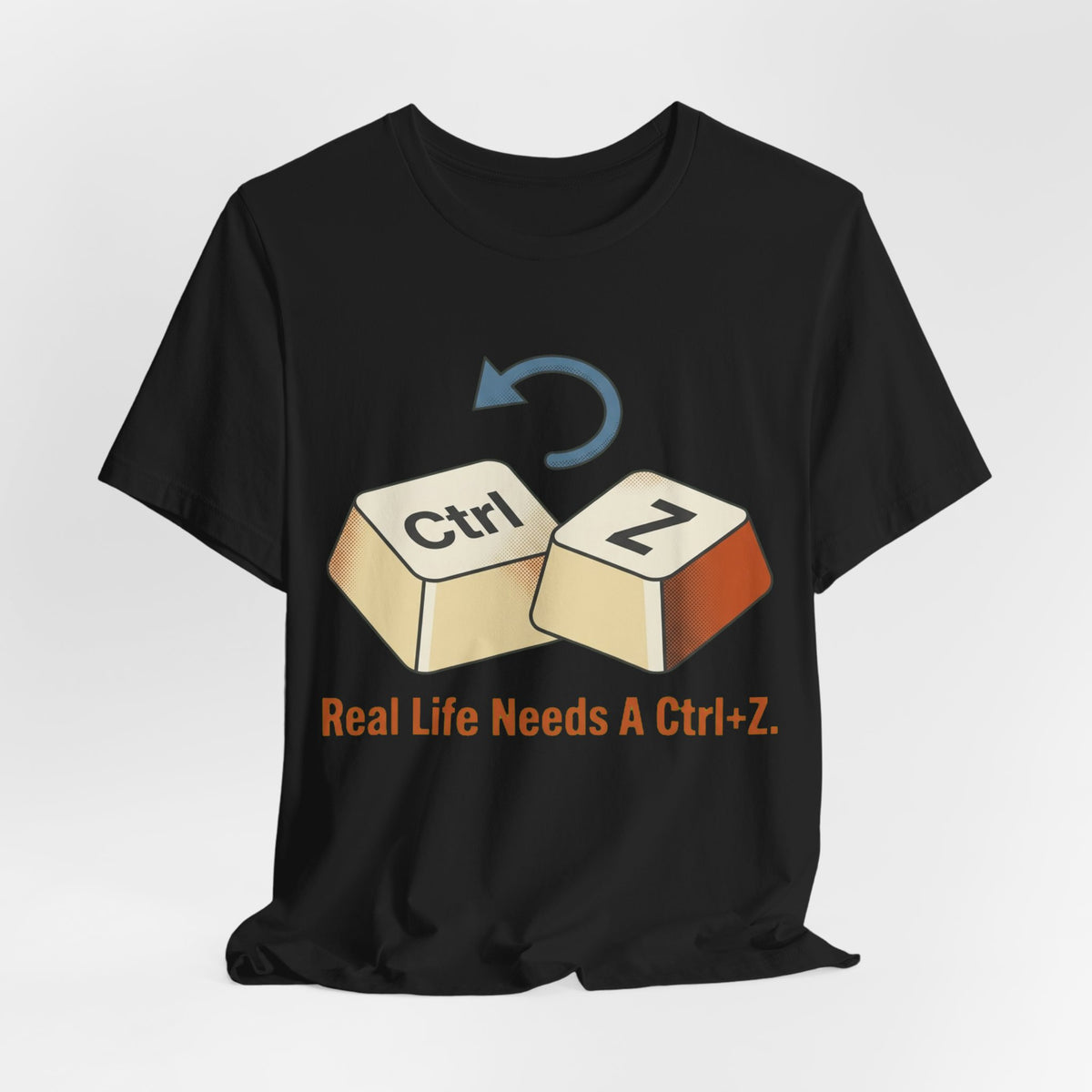 Life Needs A Ctrl Z Retro Keycap Tee