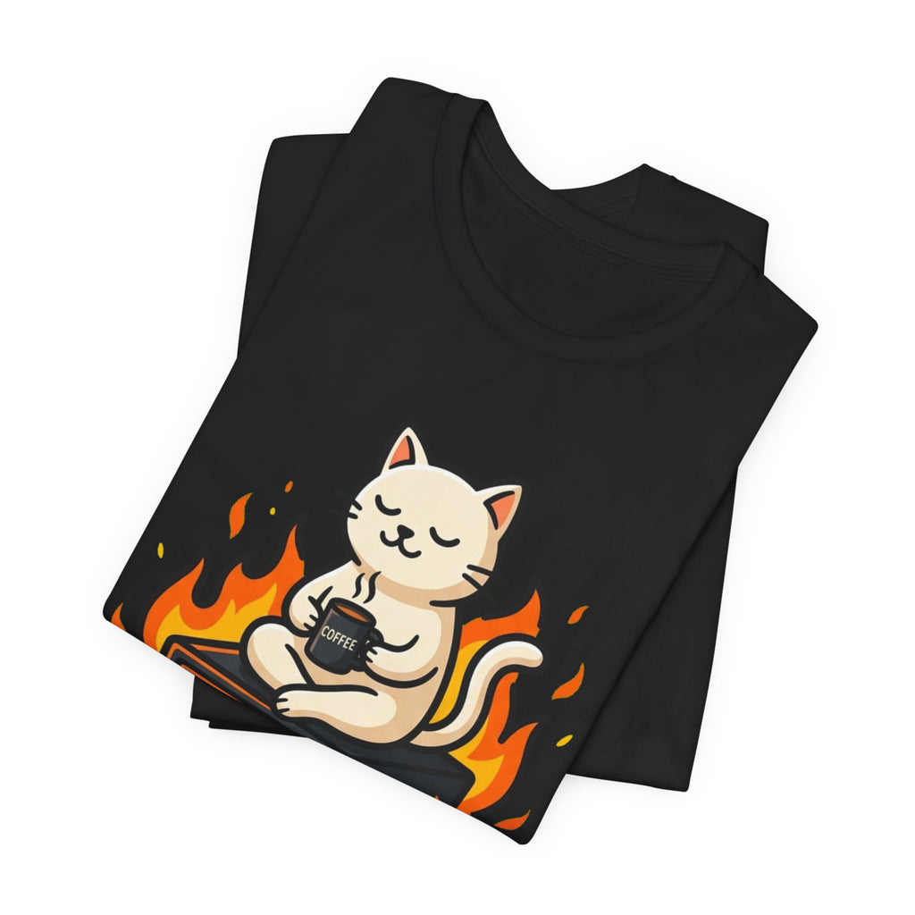 DevOps Calm Cat Server Tee