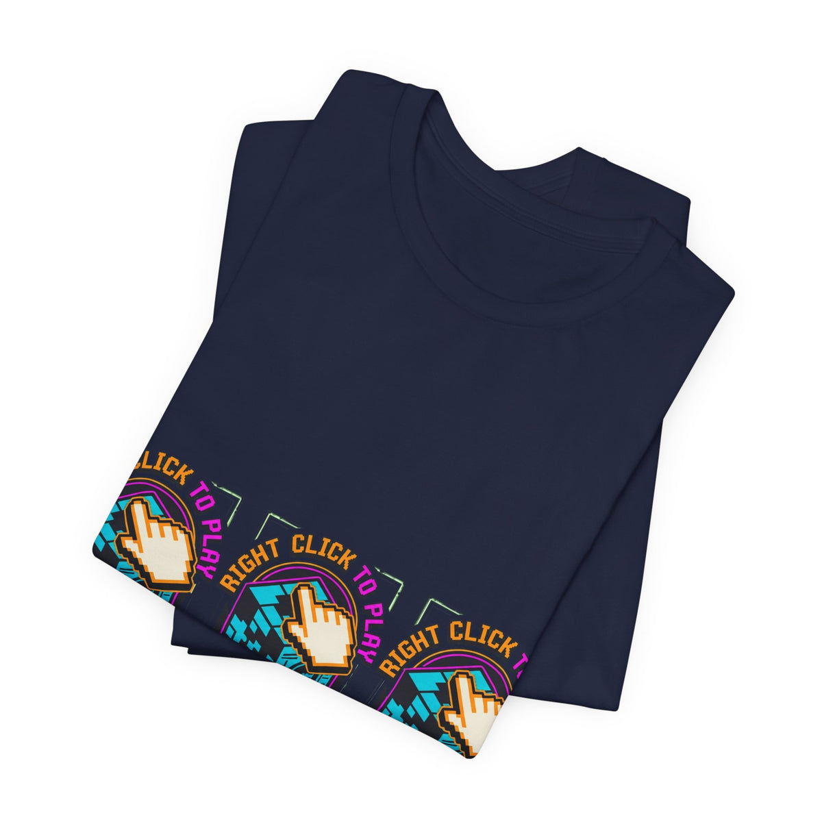Right Click To Play Retro Web Tribute Tee