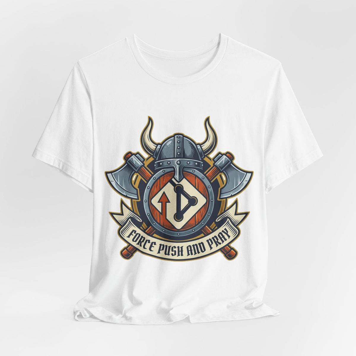 Force Push And Pray Viking Developer Tee