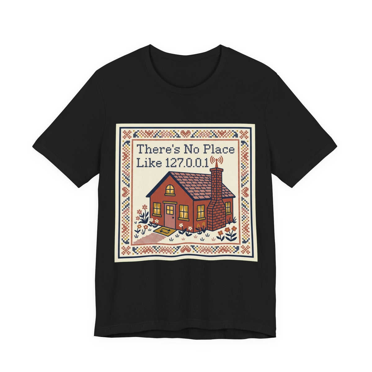 No Place Like 127.0.0.1 Retro Tee