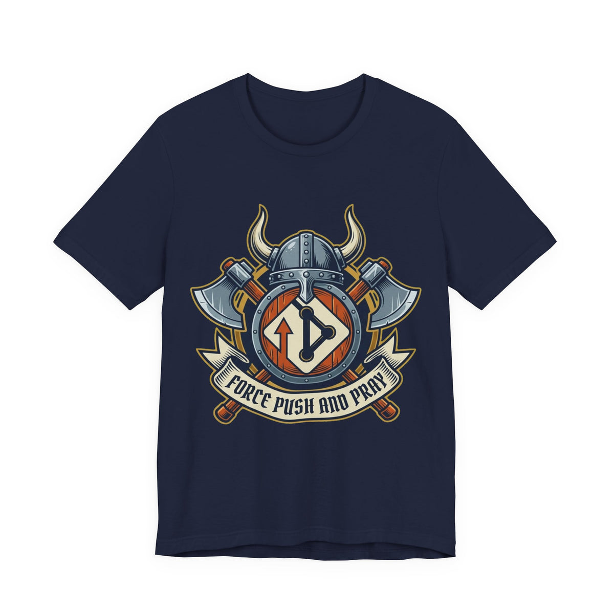 Force Push And Pray Viking Developer Tee