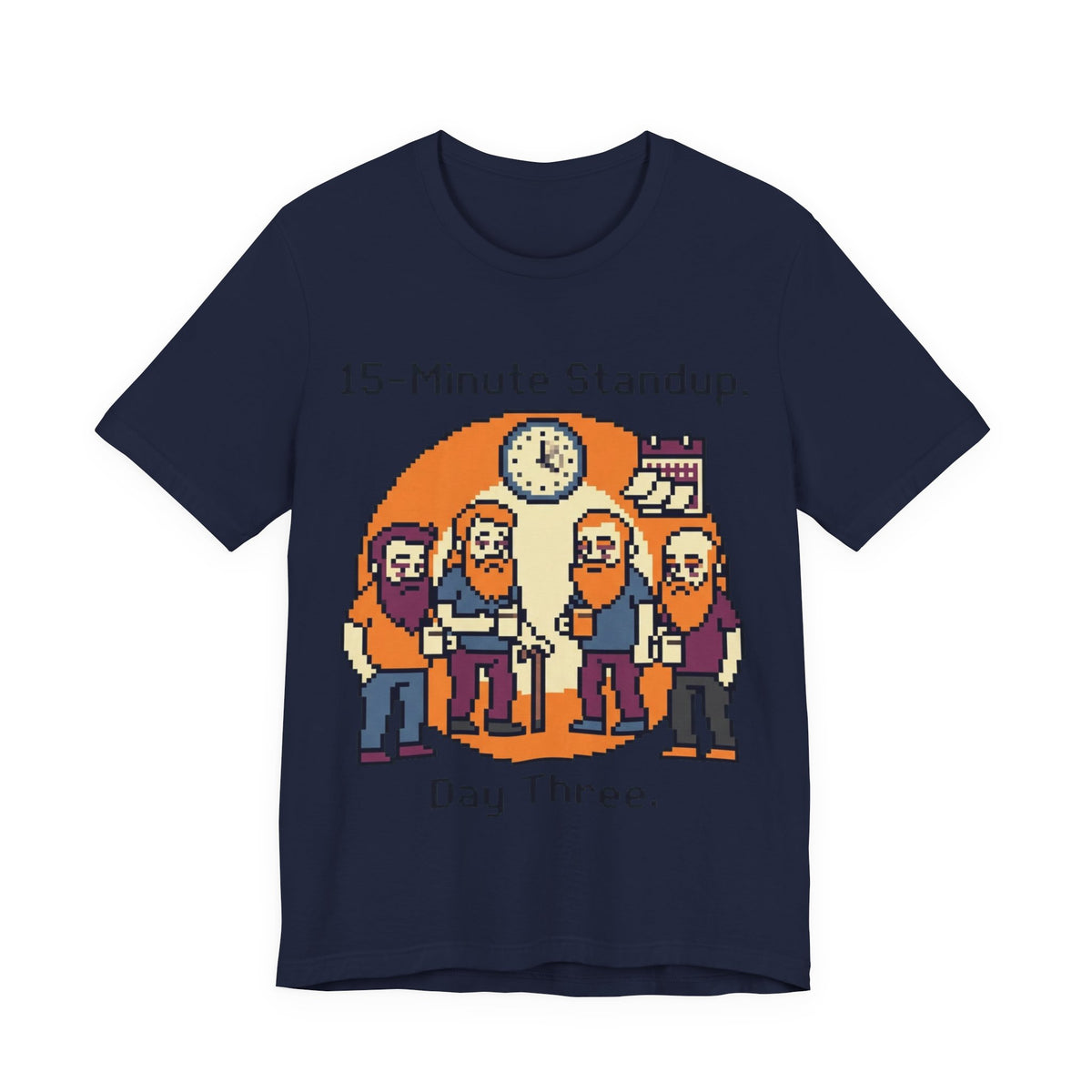 15 Minute Standup Day Three Pixel Tee