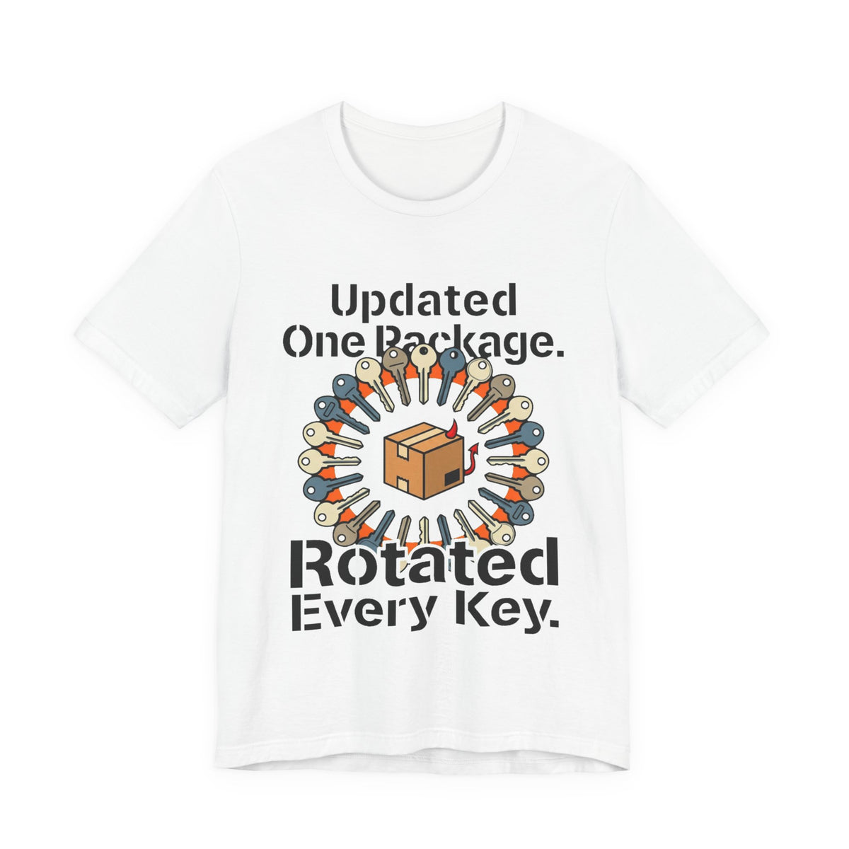Updated One Package Rotated Every Key Tee