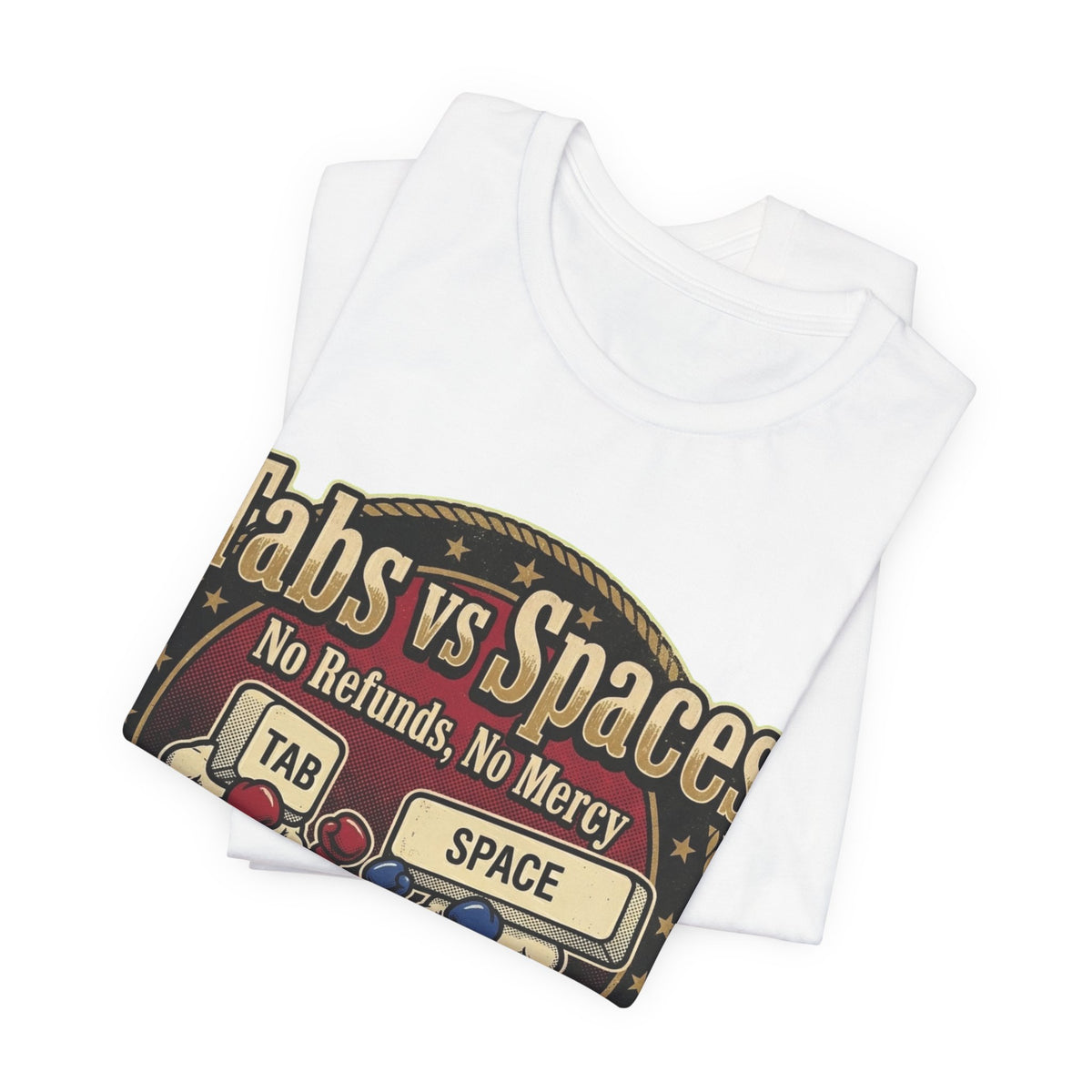 Tabs vs Spaces Main Event Fight Poster Tee