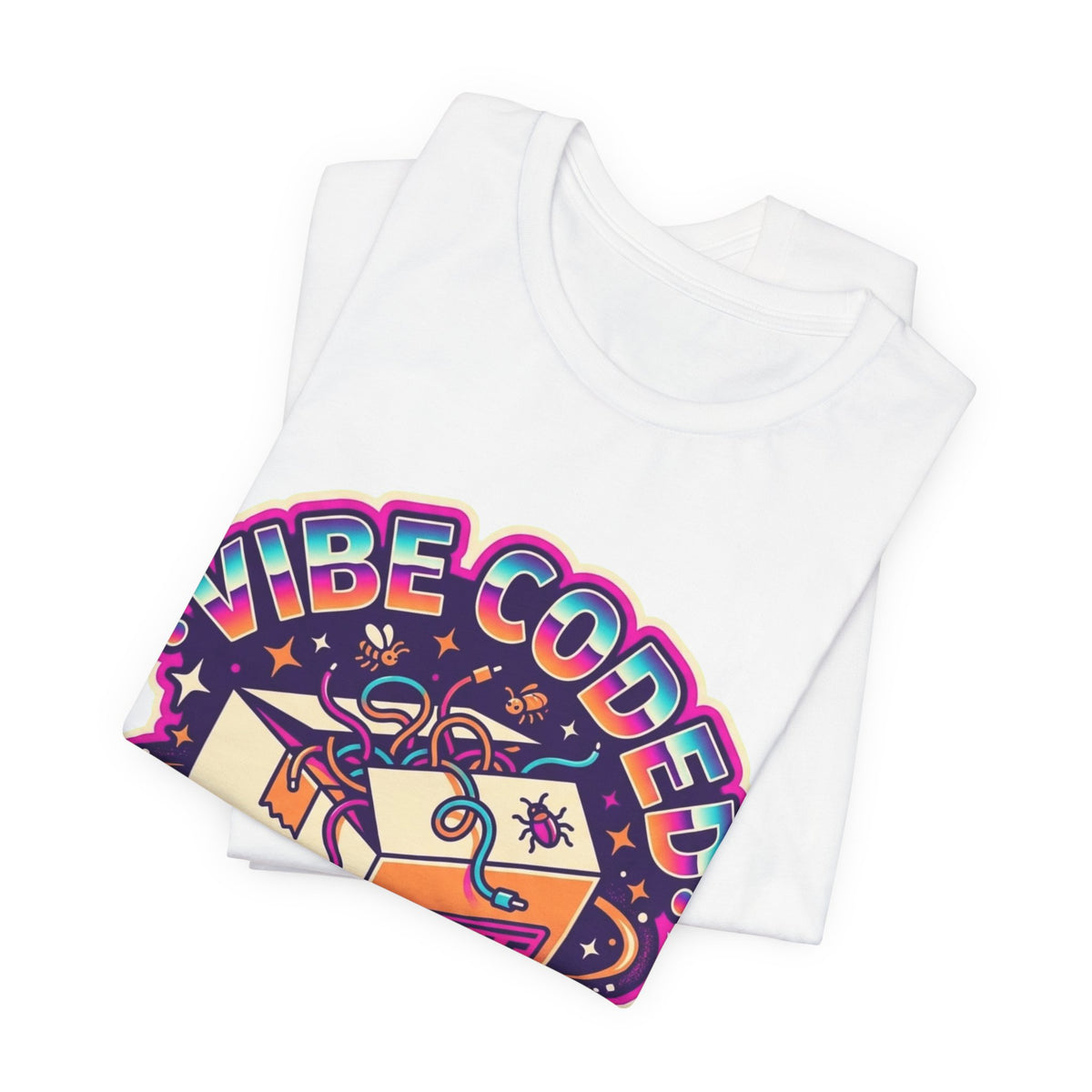 Vibe Coded Please Don't Look Inside AI Tee