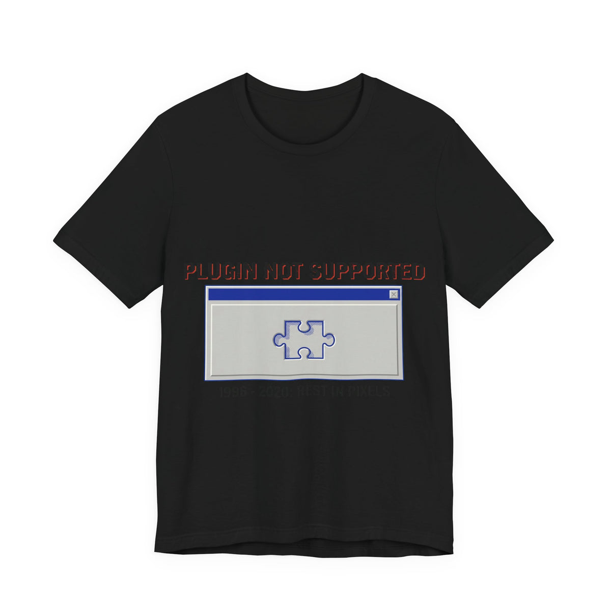 Missing Plugin Memorial Vintage Graphic Tee