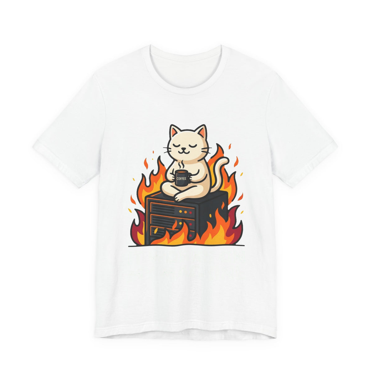 DevOps Calm Cat Server Tee