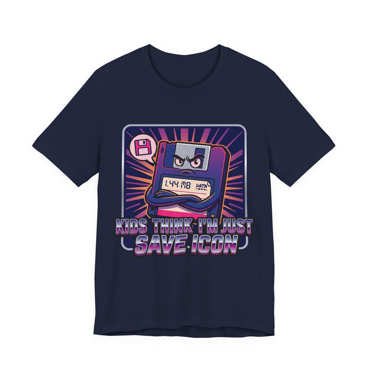 Kids Think I'm The Save Icon Floppy Tee