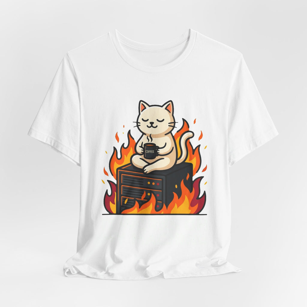 DevOps Calm Cat Server Tee