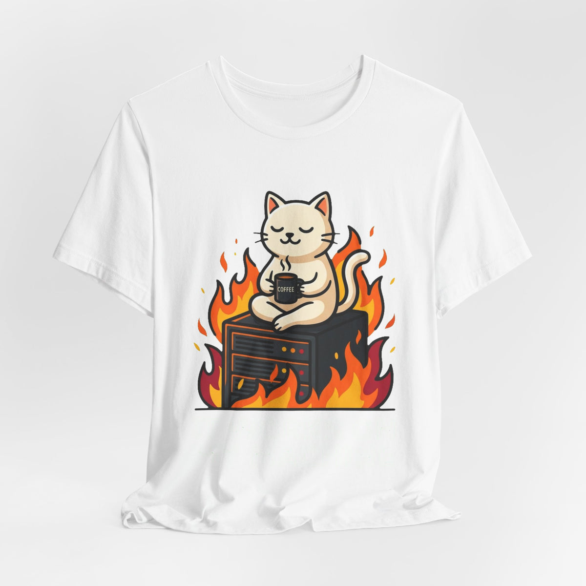 DevOps Calm Cat Server Tee