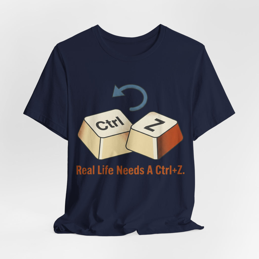Life Needs A Ctrl Z Retro Keycap Tee
