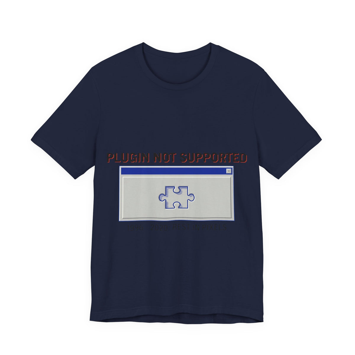 Missing Plugin Memorial Vintage Graphic Tee