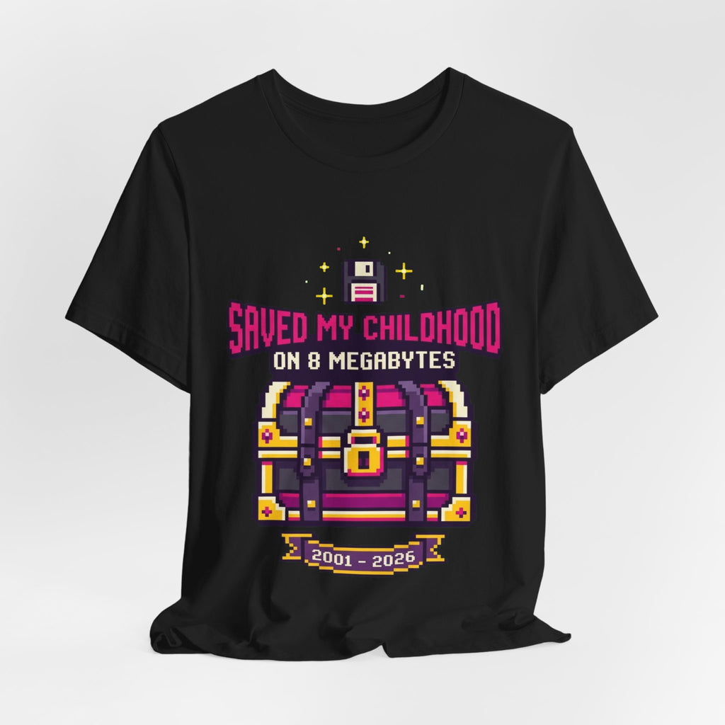 Saved My Childhood On 8MB Retro Gamer Tee