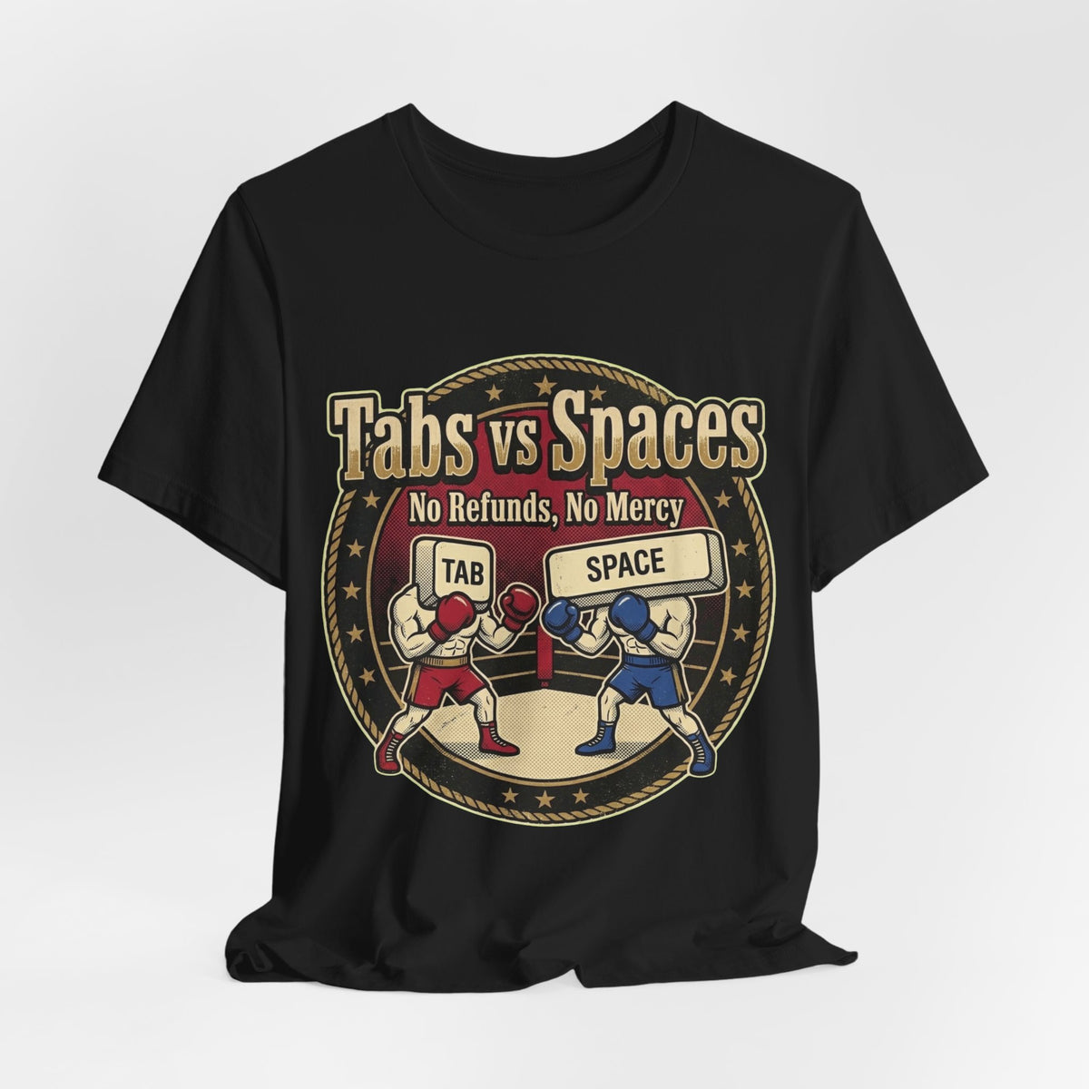 Tabs vs Spaces Main Event Fight Poster Tee