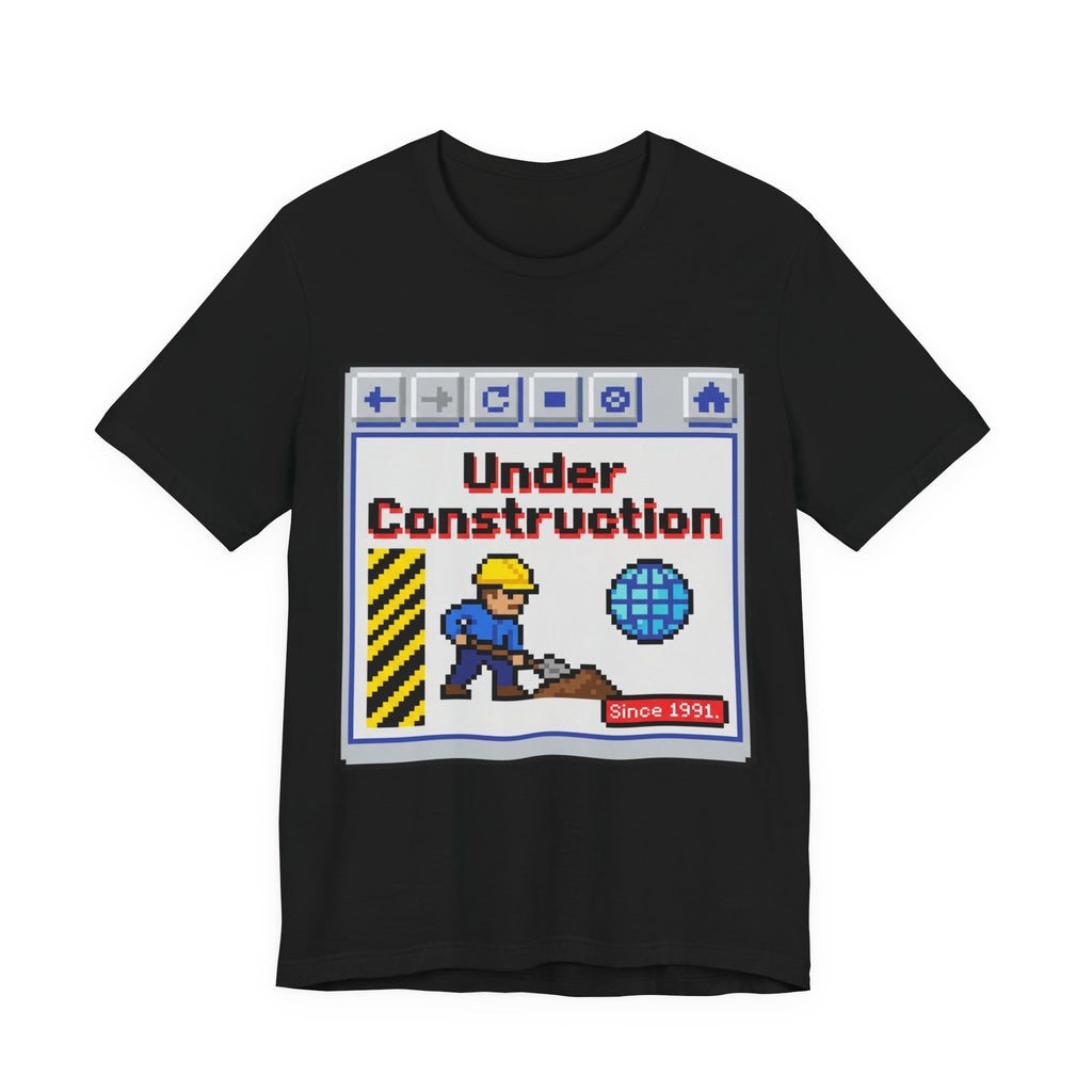 Under Construction Since 1991 Retro Web Tee