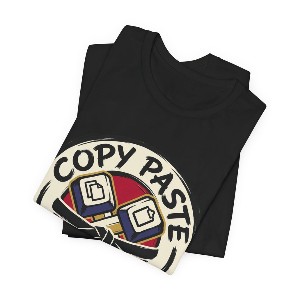 Copy Paste Black Belt Developer Tee