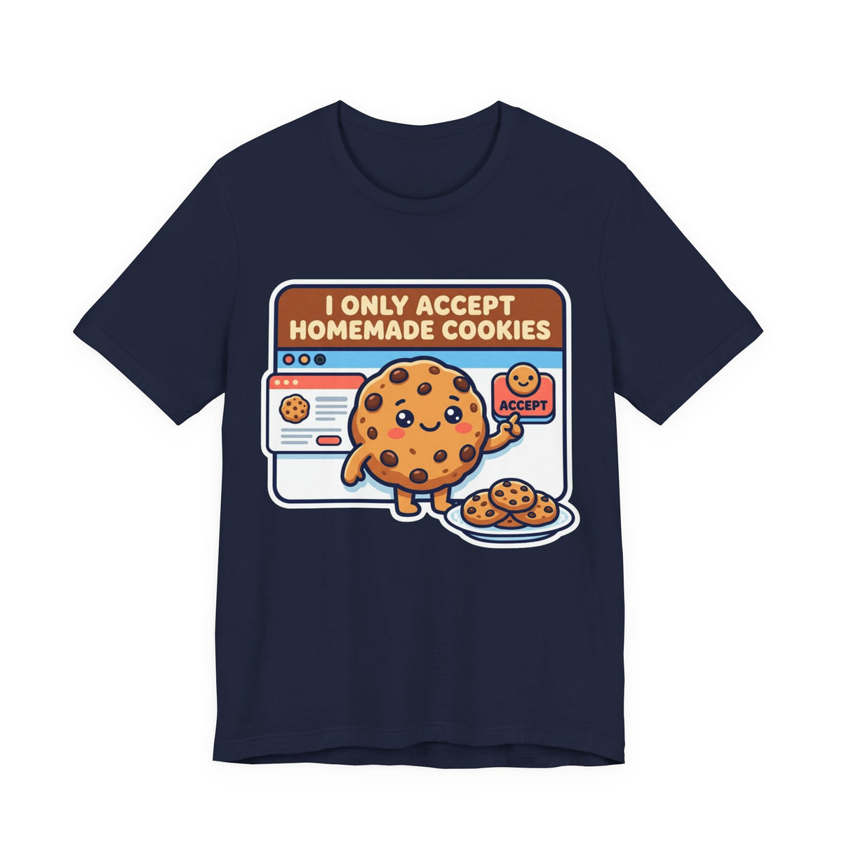 Accept All Cookies Web Dev Tee