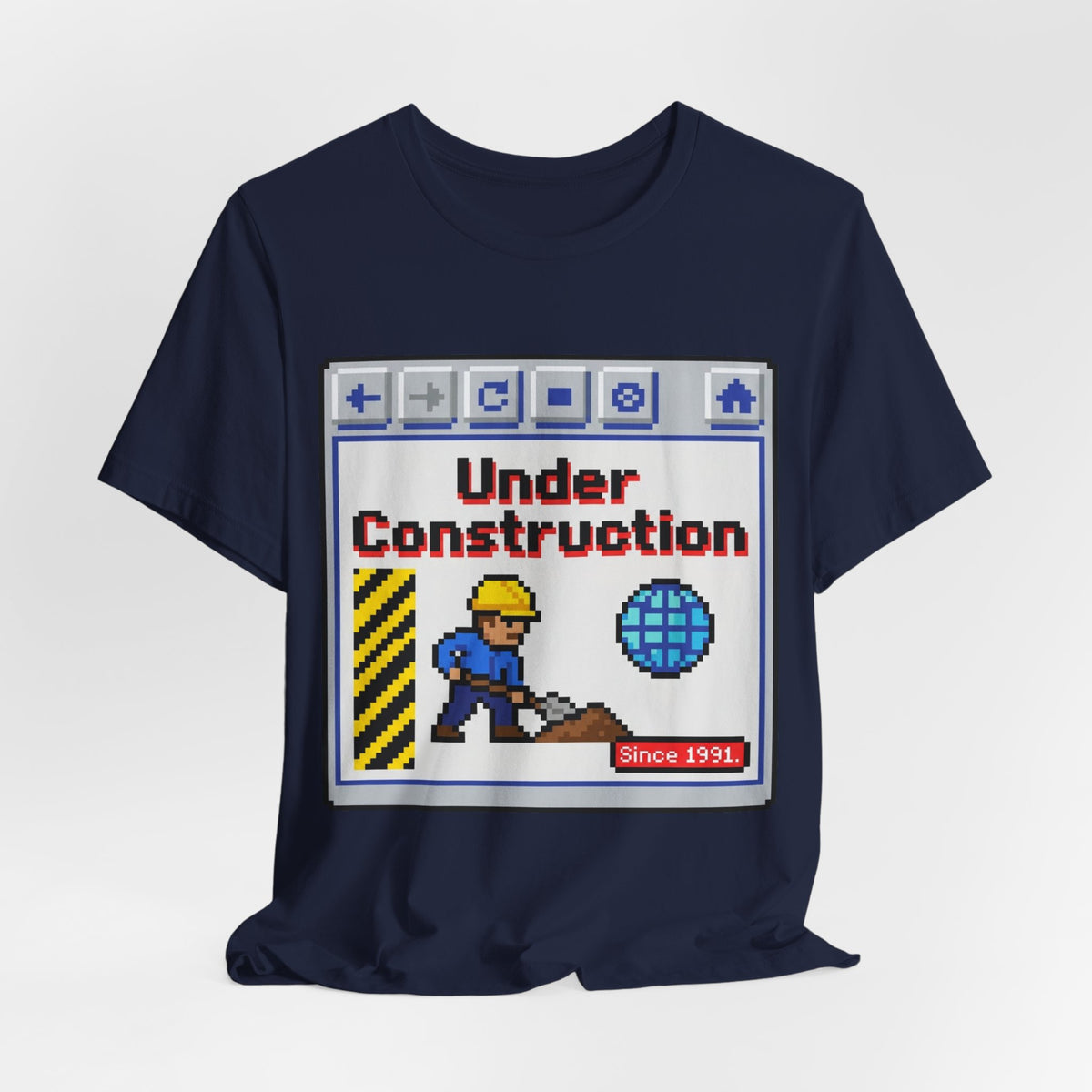 Under Construction Since 1991 Retro Web Tee