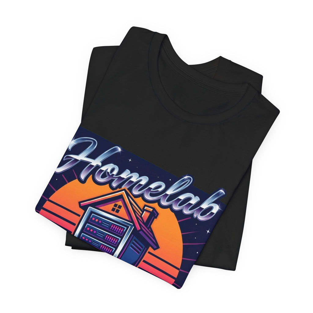 Uptime Starts At Home Homelab Retro Tee