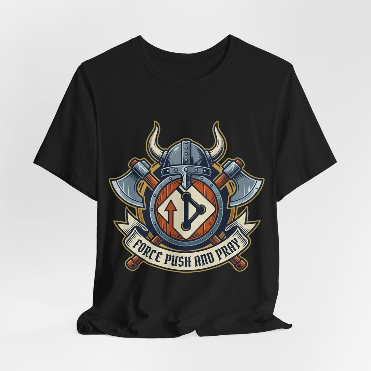 Force Push And Pray Viking Developer Tee