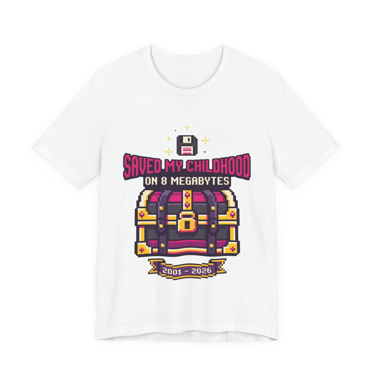Saved My Childhood On 8MB Retro Gamer Tee