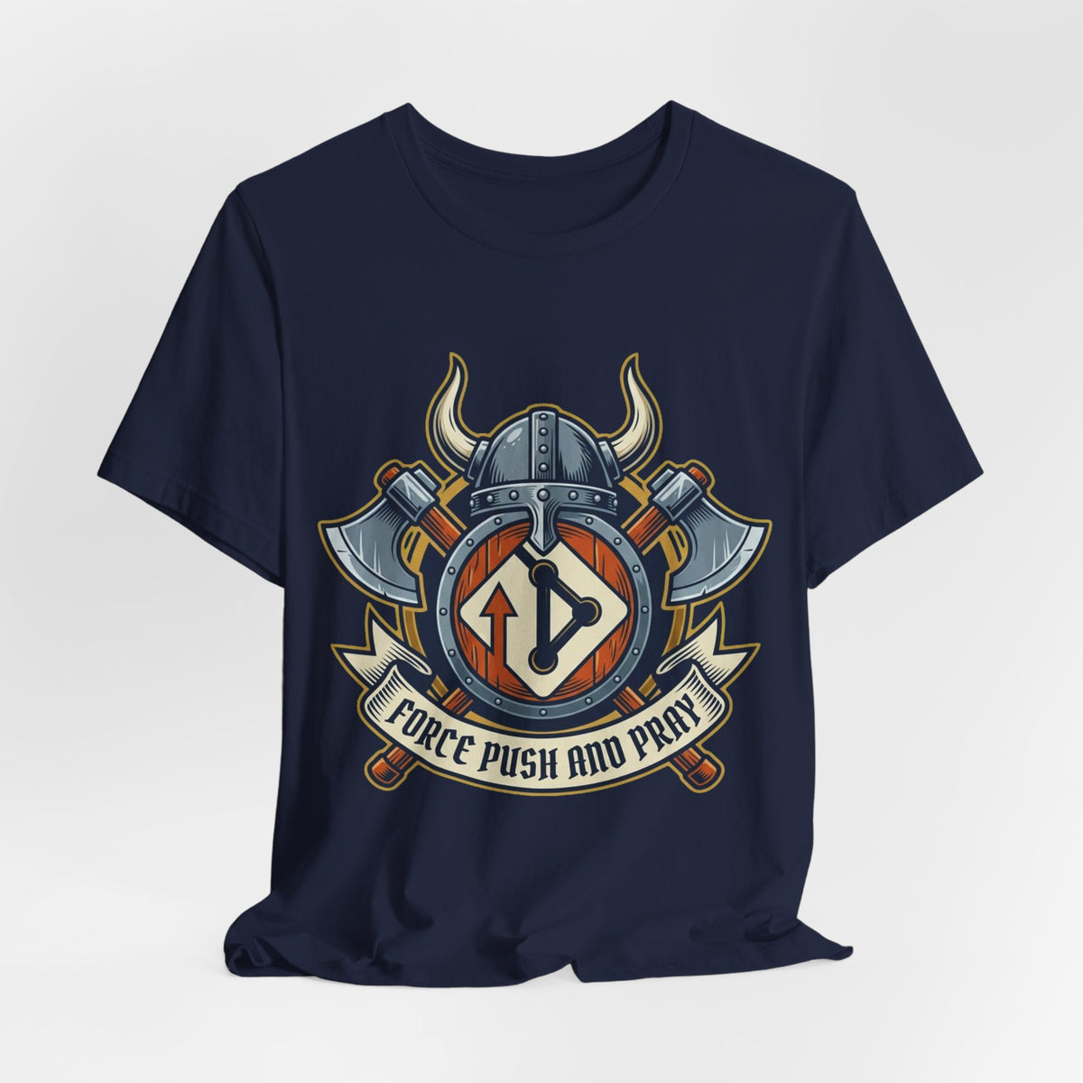 Force Push And Pray Viking Developer Tee