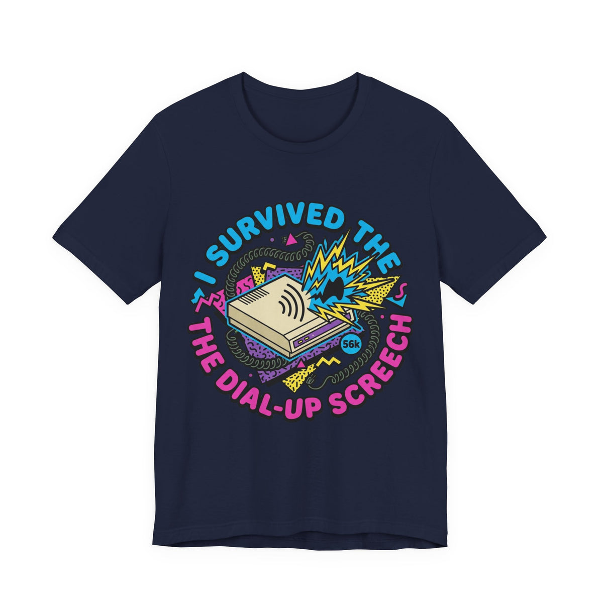I Survived The Dial-Up Screech 90s Tee