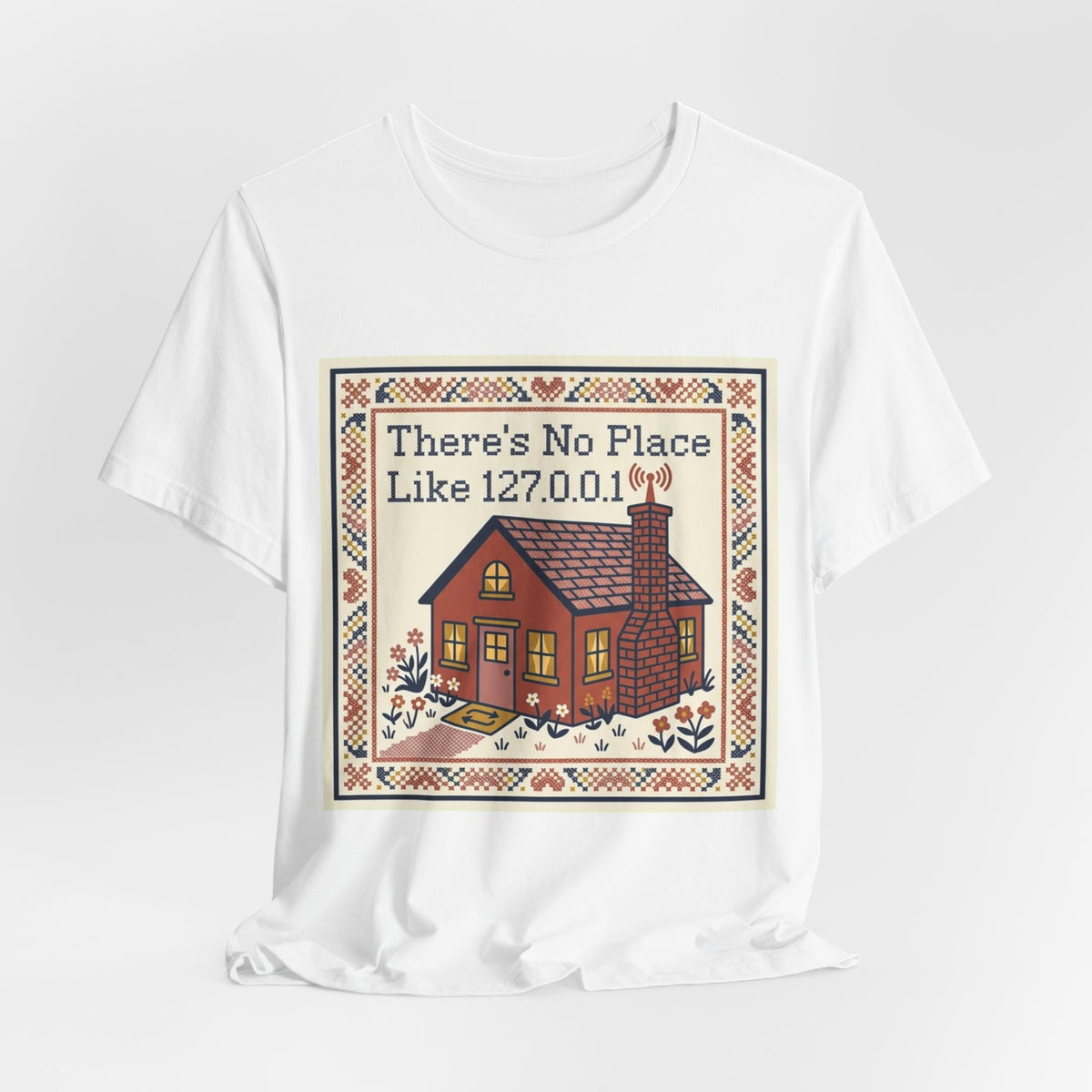 No Place Like 127.0.0.1 Retro Tee