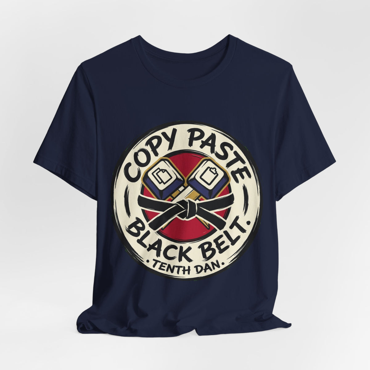 Copy Paste Black Belt Developer Tee