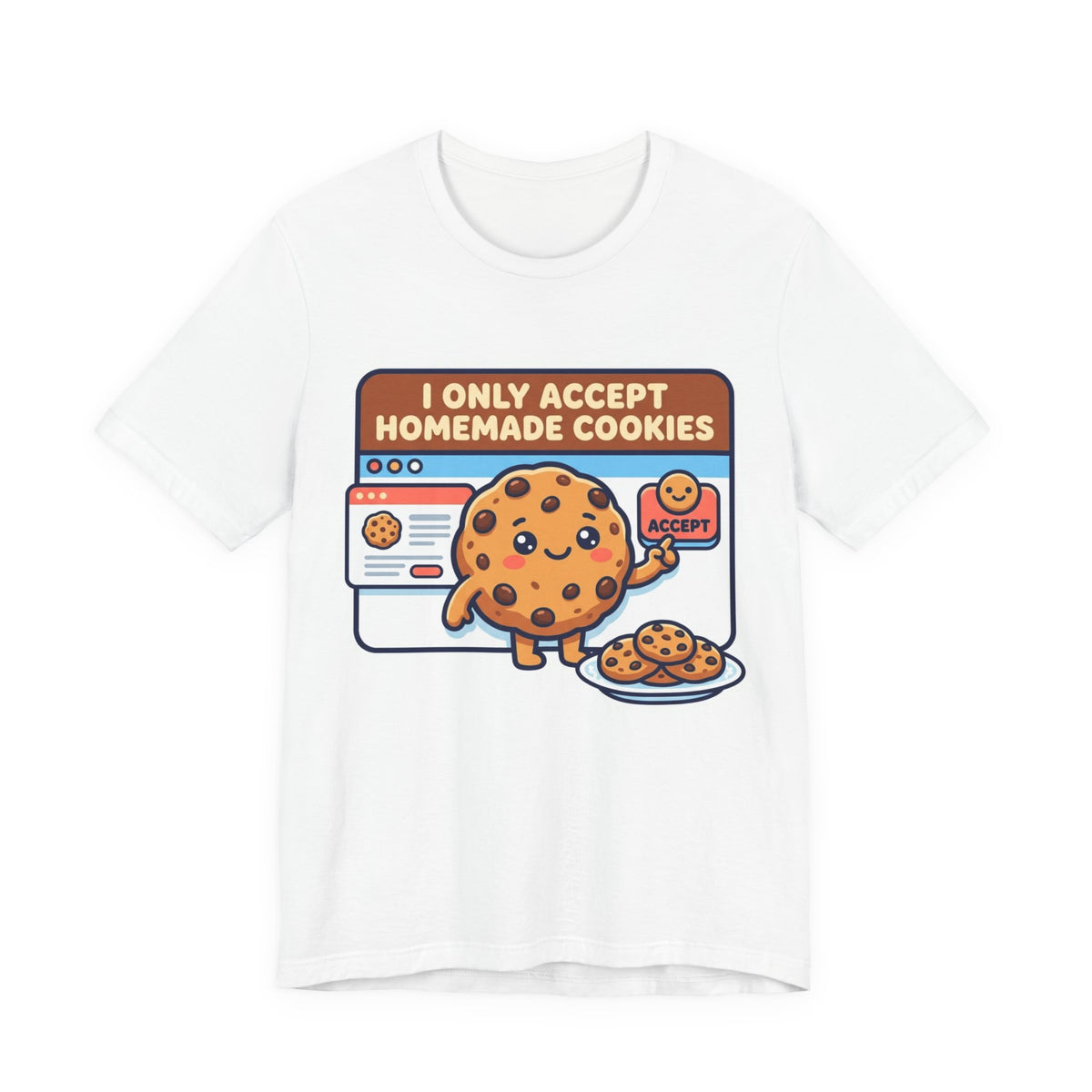 Accept All Cookies Web Dev Tee
