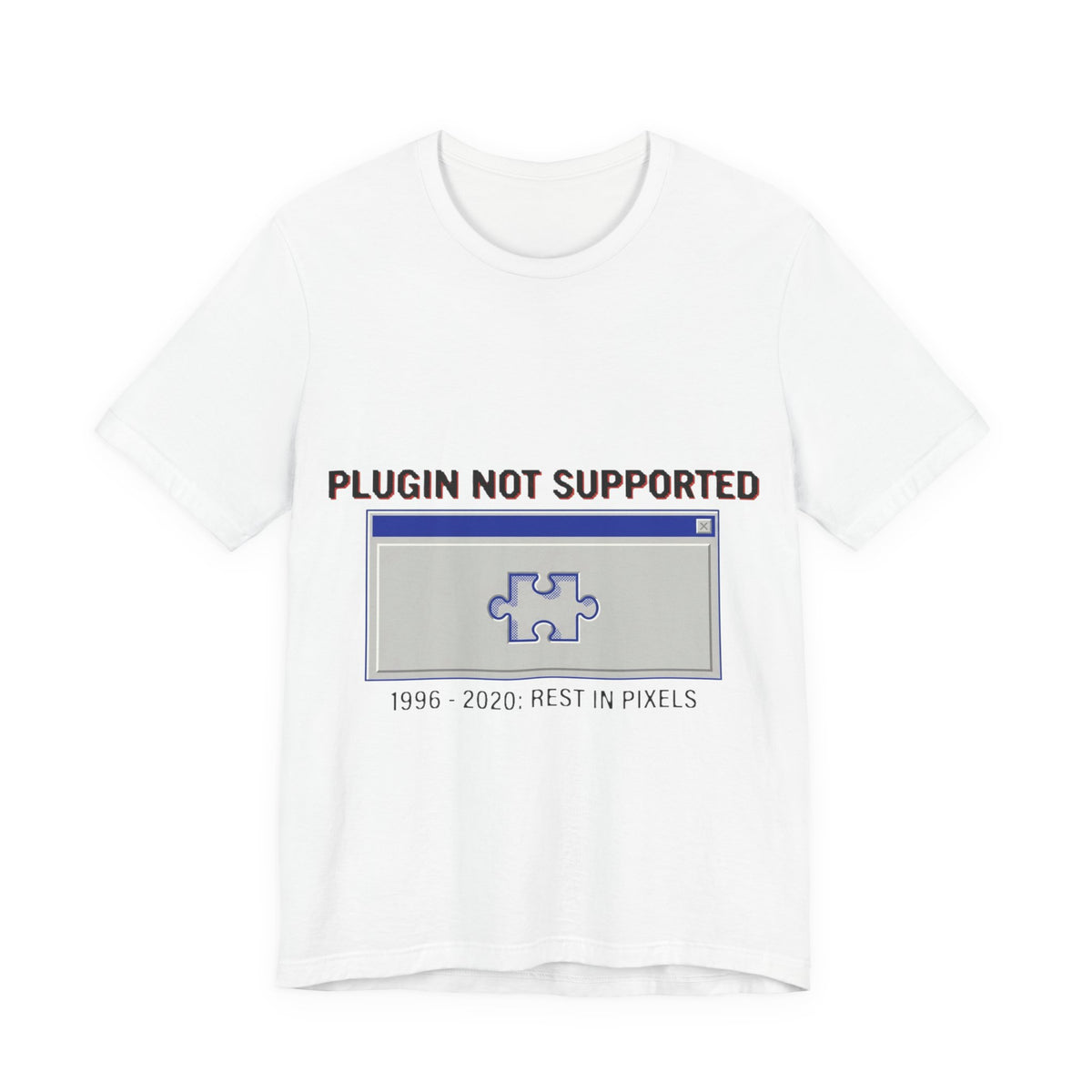 Missing Plugin Memorial Vintage Graphic Tee