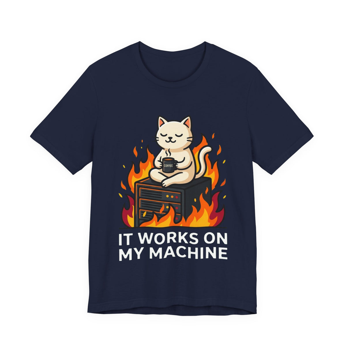 DevOps Calm Cat Server Tee
