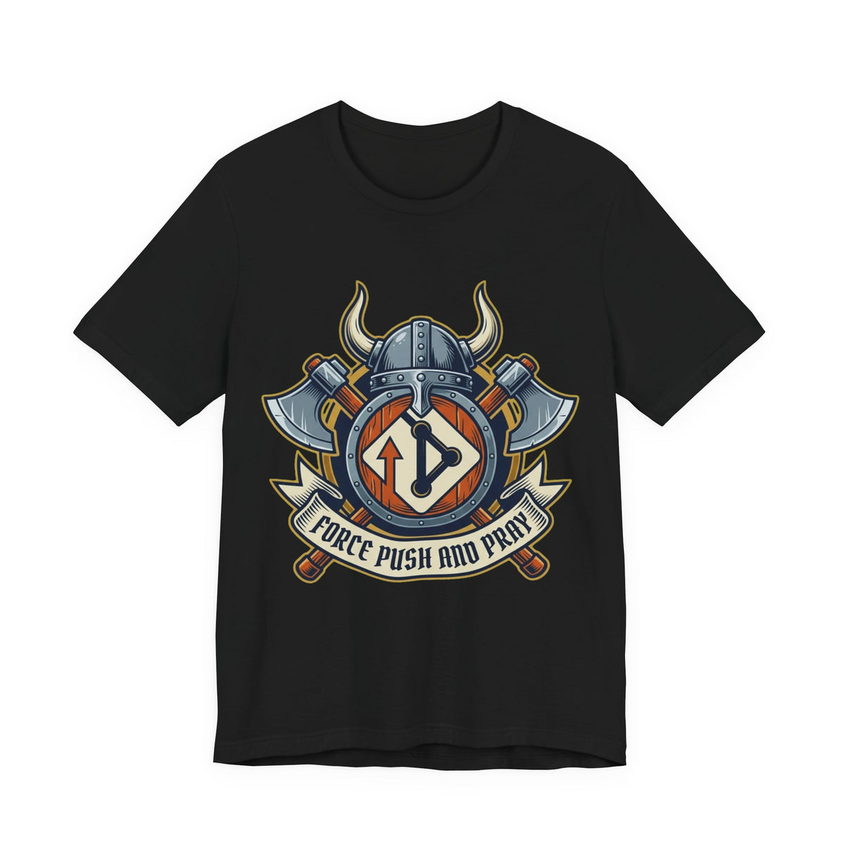 Force Push And Pray Viking Developer Tee
