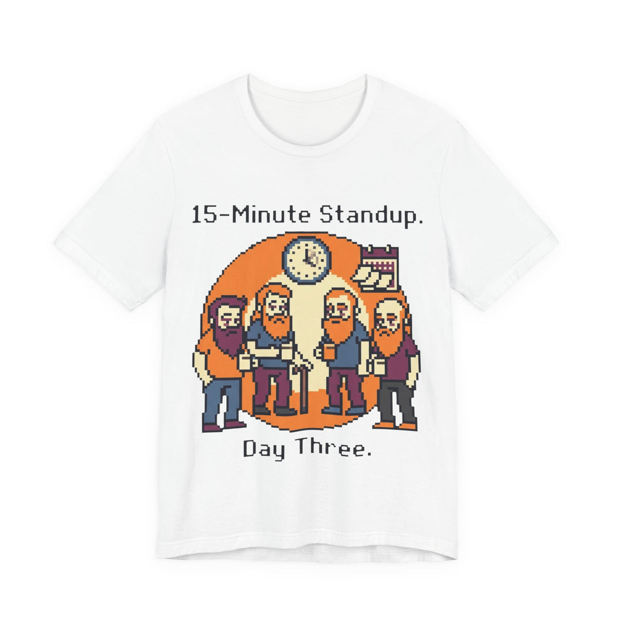 15 Minute Standup Day Three Pixel Tee