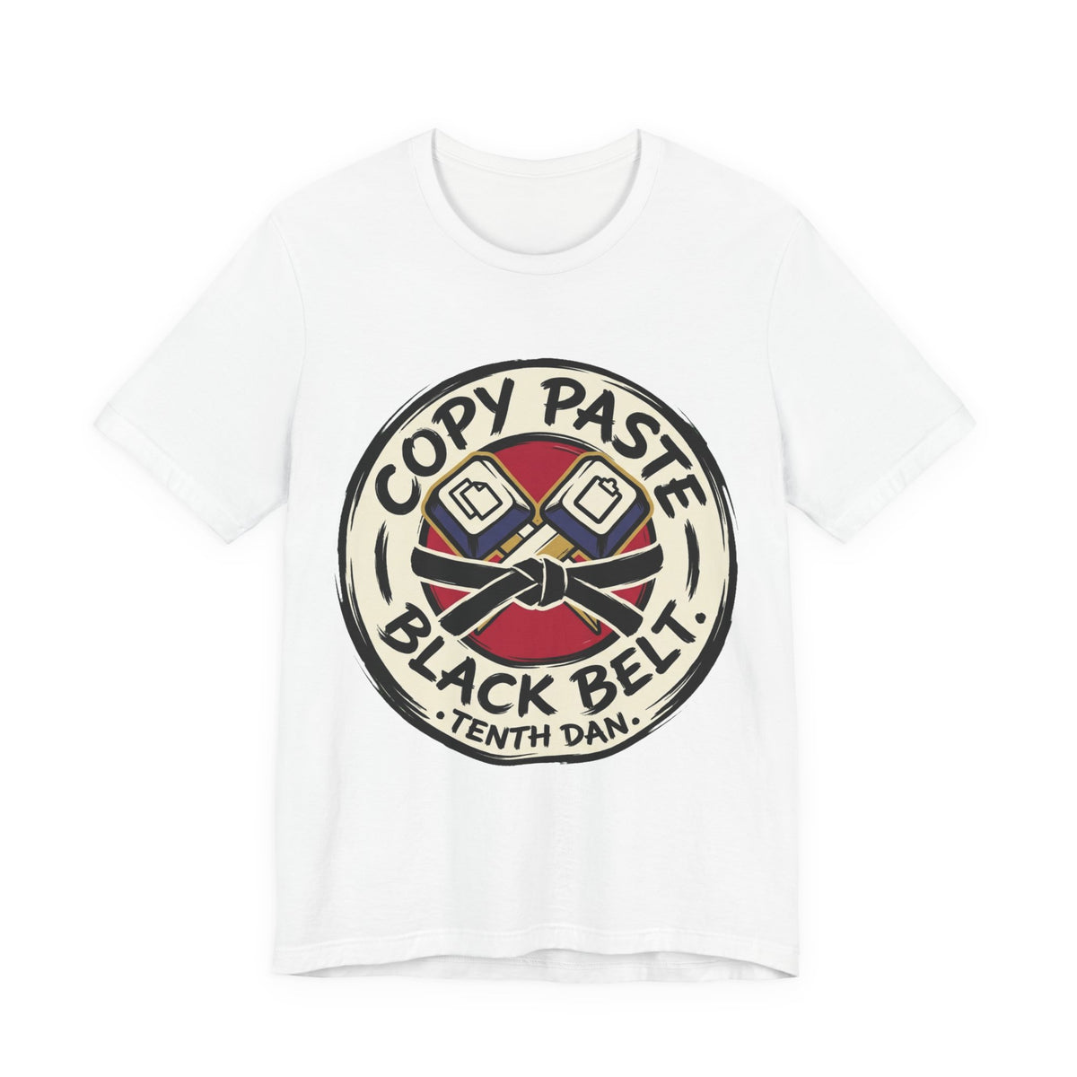 Copy Paste Black Belt Developer Tee