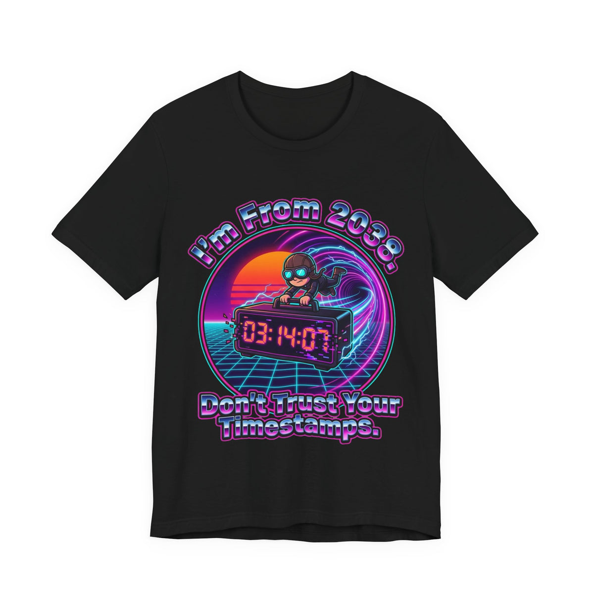I'm From 2038 Timestamp Time Traveler Tee