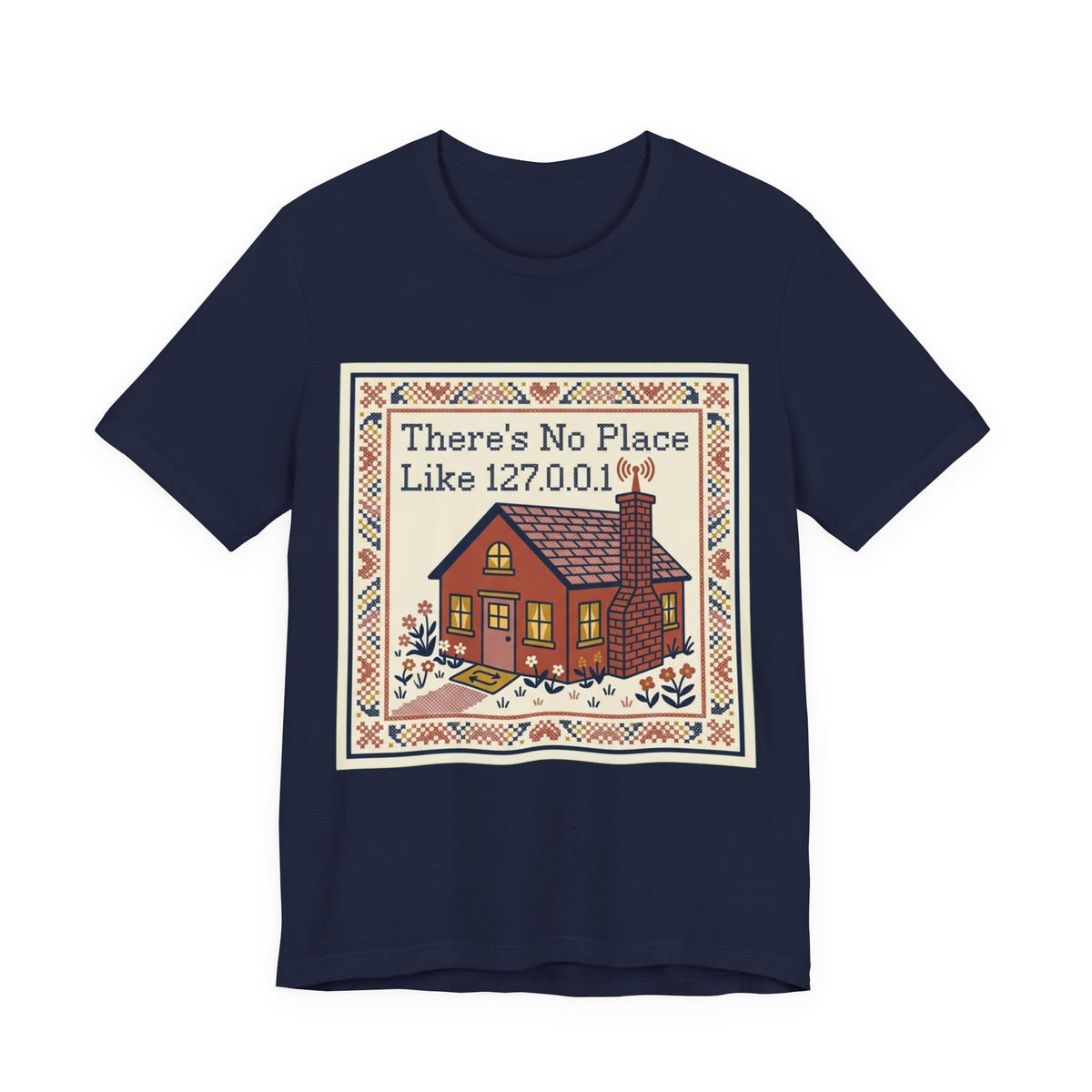 No Place Like 127.0.0.1 Retro Tee