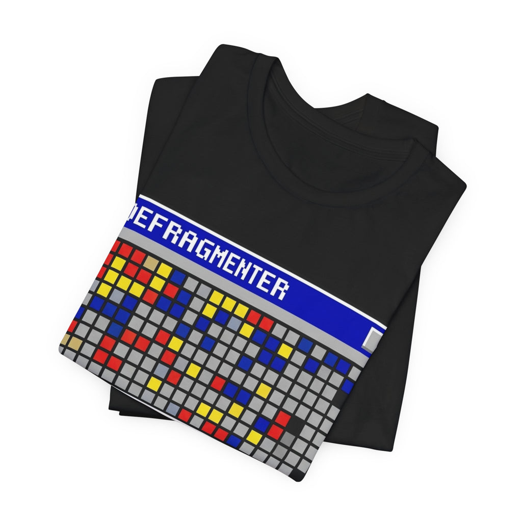 Currently Defragmenting Retro 90s PC Tee